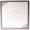 brown border back of invite